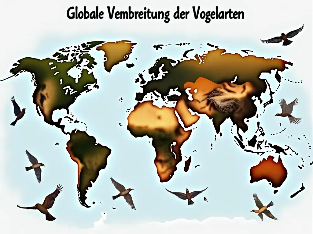 Globale Verbreitung der Vogelarten