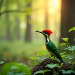 Grüner Specht Ruf: So hören Sie die lachenden Klänge des schönsten Waldvogels!