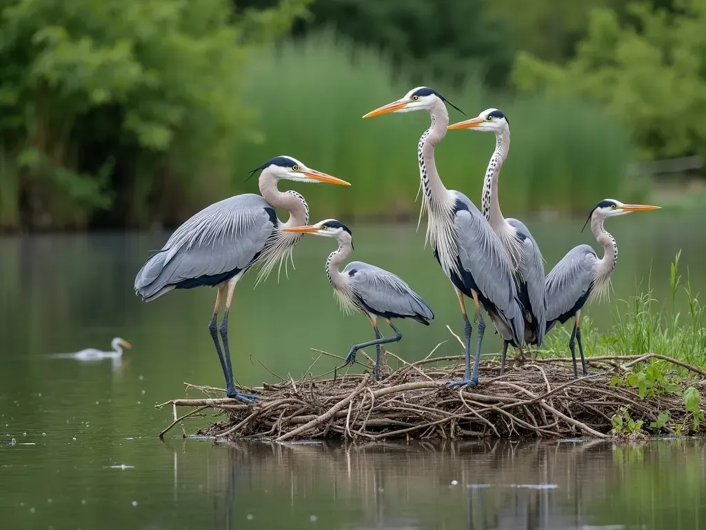 Faszinierende Vögel Reiher: Entdecke die geheimen Lebensweisen der großen Vögel in Deutschland!