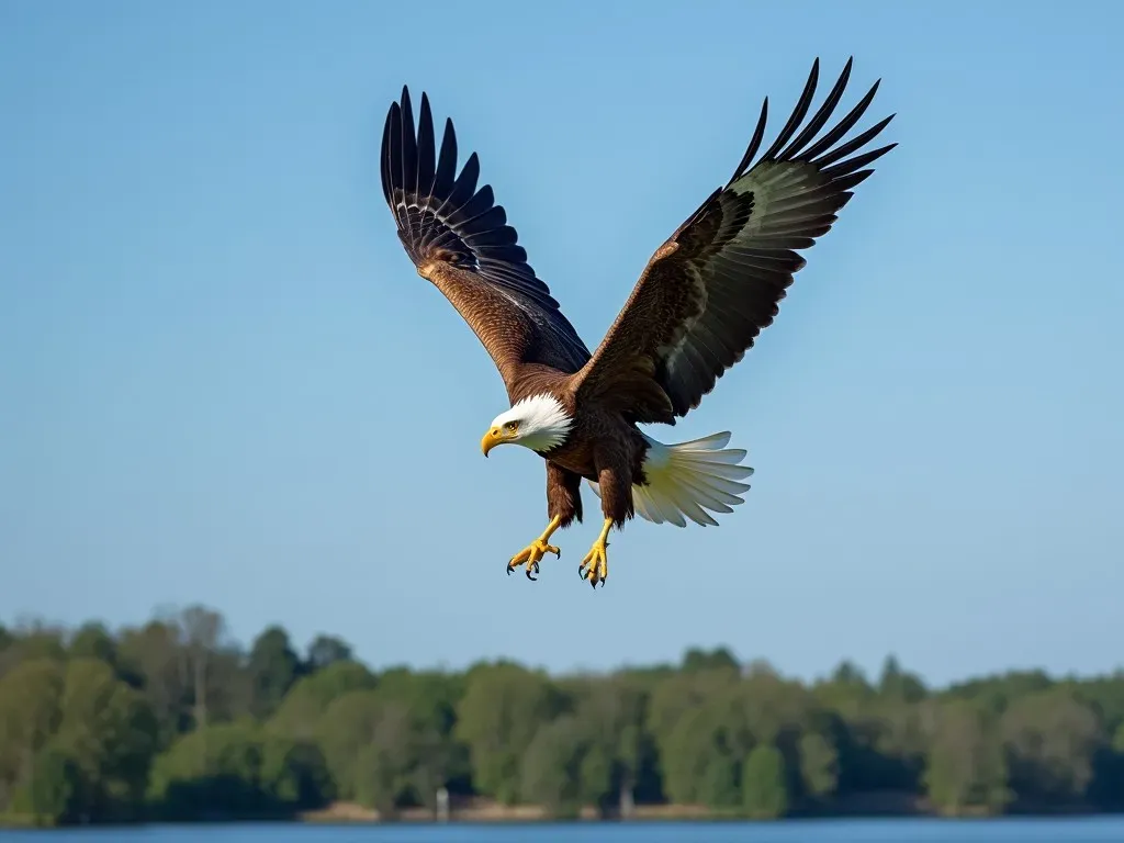 Seeadler fliegend