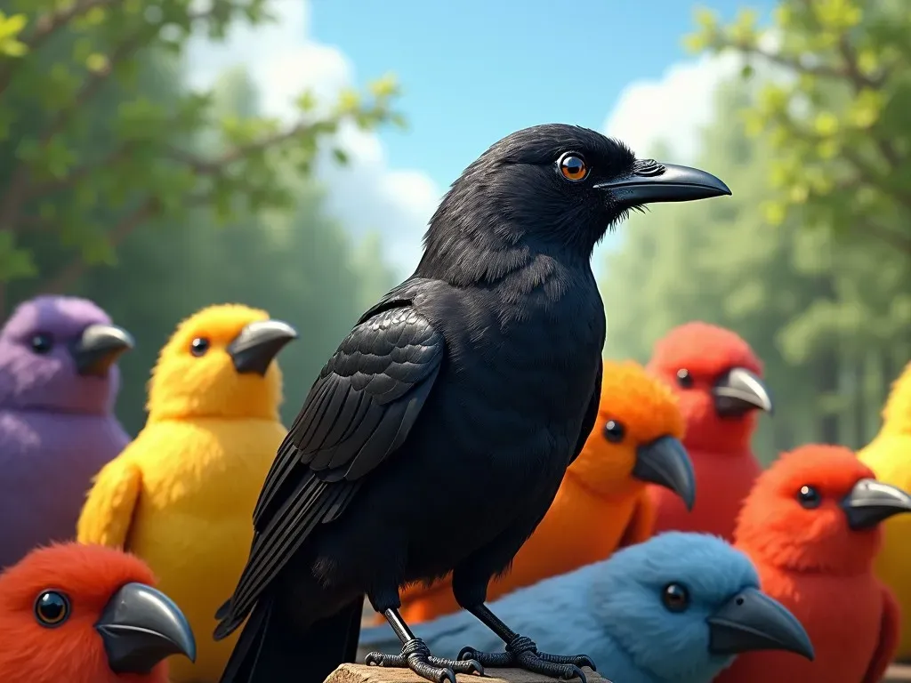 Entdecke den geheimnisvollen „schwarzer Vogel mit schwarzem Schnabel“: Alles, was du wissen musst!